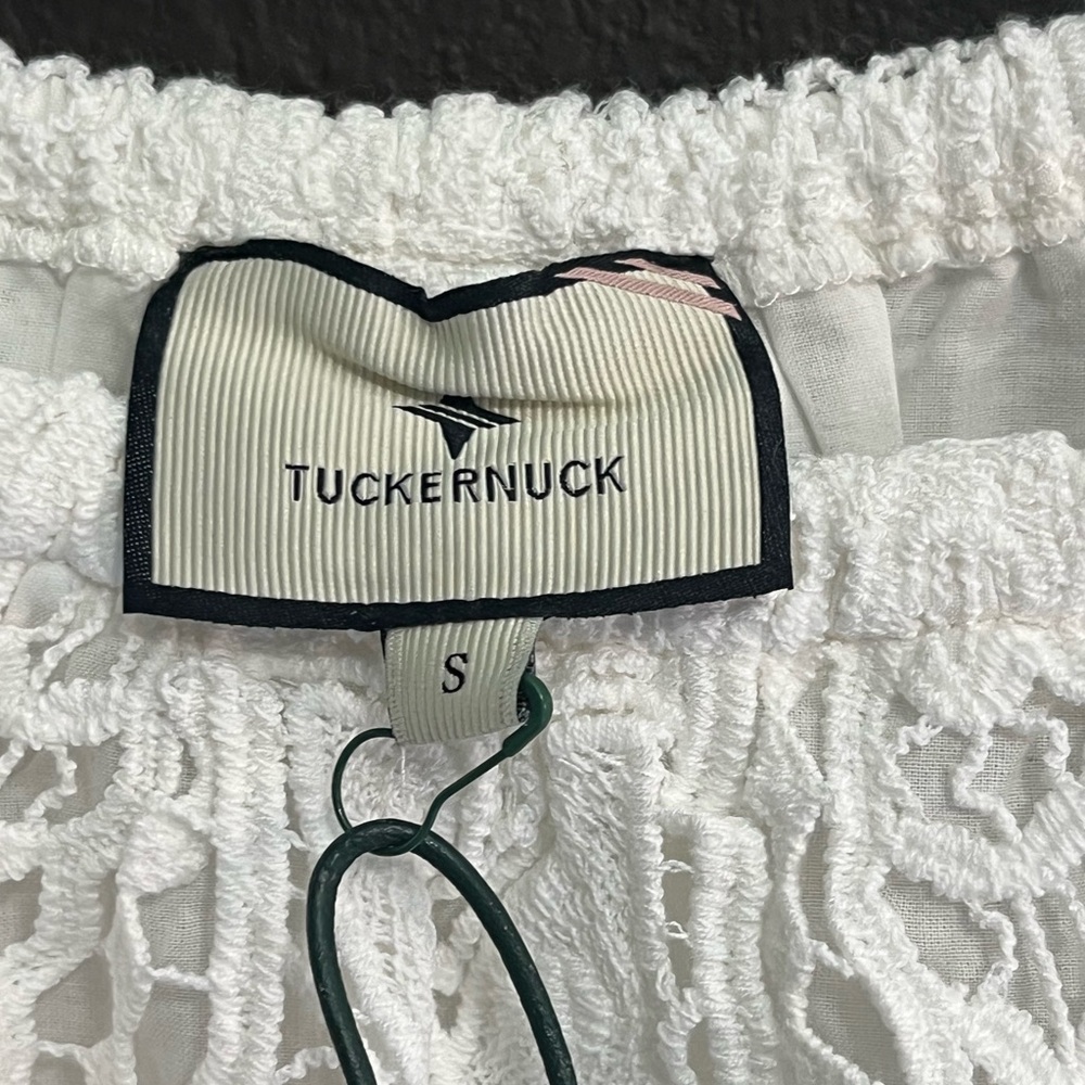 Tuckernuck Avalon White Lace Mini Dress GORGEOUS Bridal Beach Boho XS and Small - Picture 4 of 11